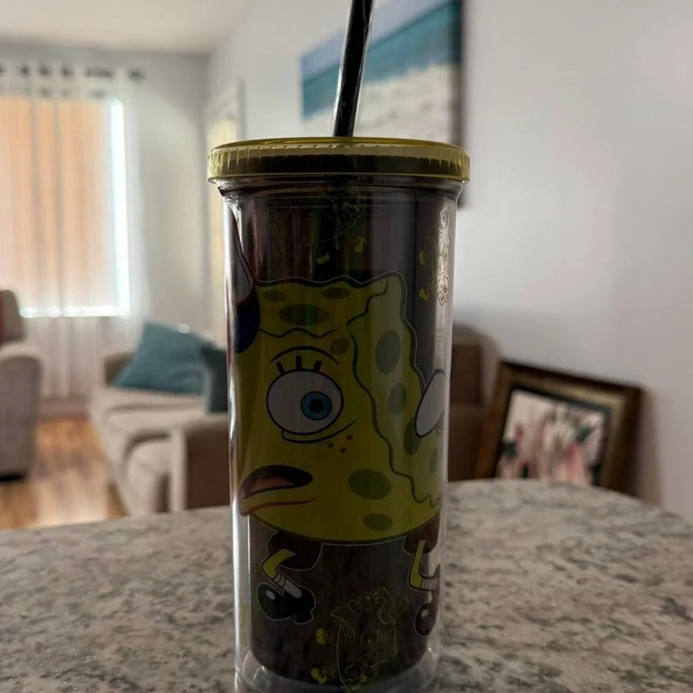 SpongeBob tumblers with straw -‎ New